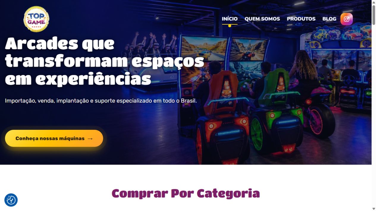 Top Game Brasil em tablet